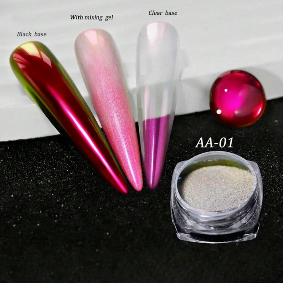 1. Chrome rouge-rose