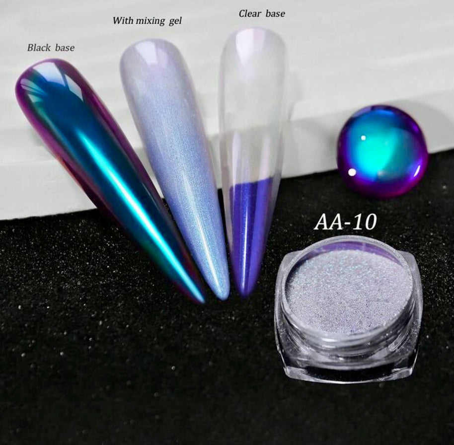 10. Chrome bleu-turquoise