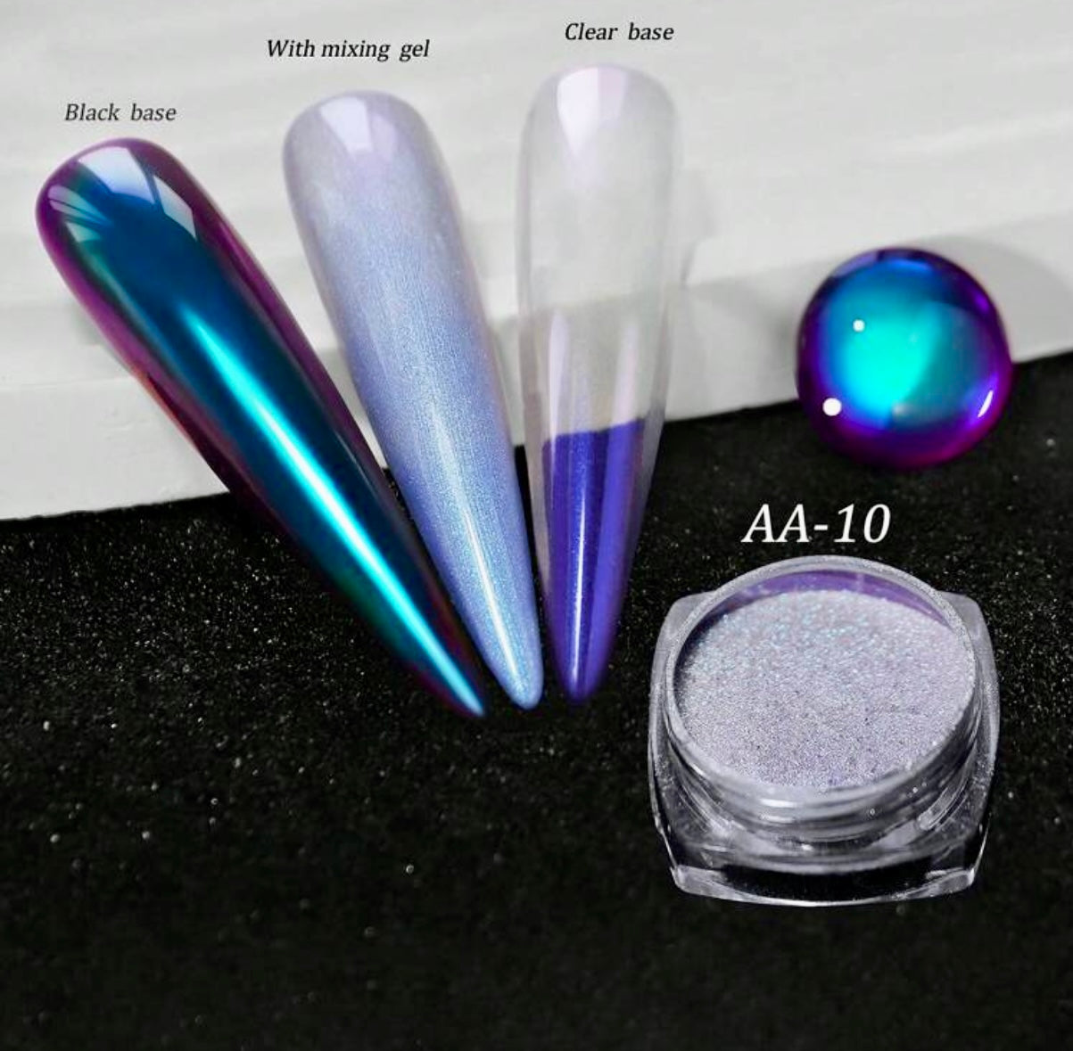 10. Chrome bleu-turquoise
