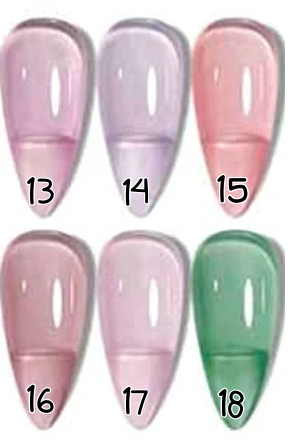 13 à 18. Jelly couleur