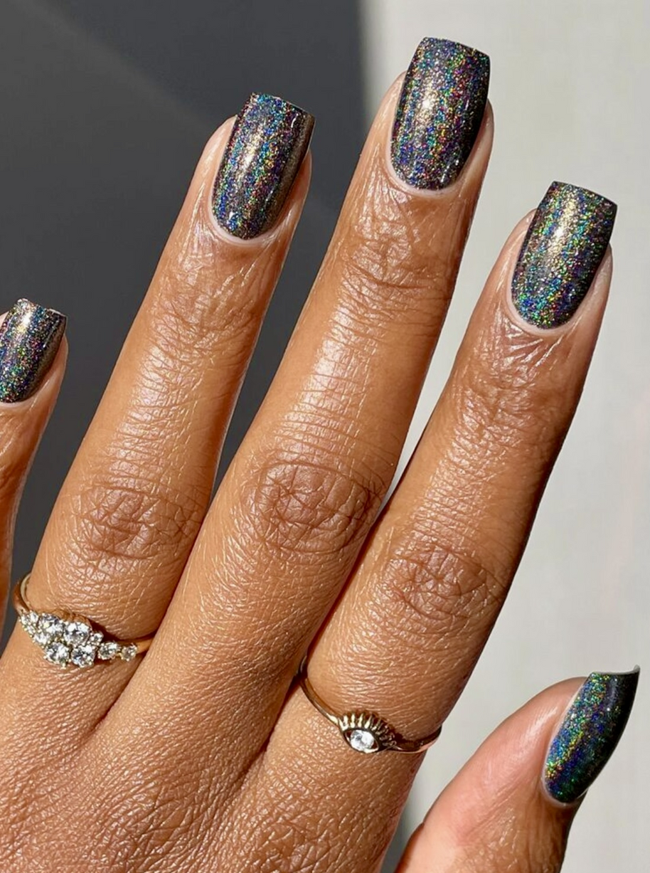 14. Holo noir reflets