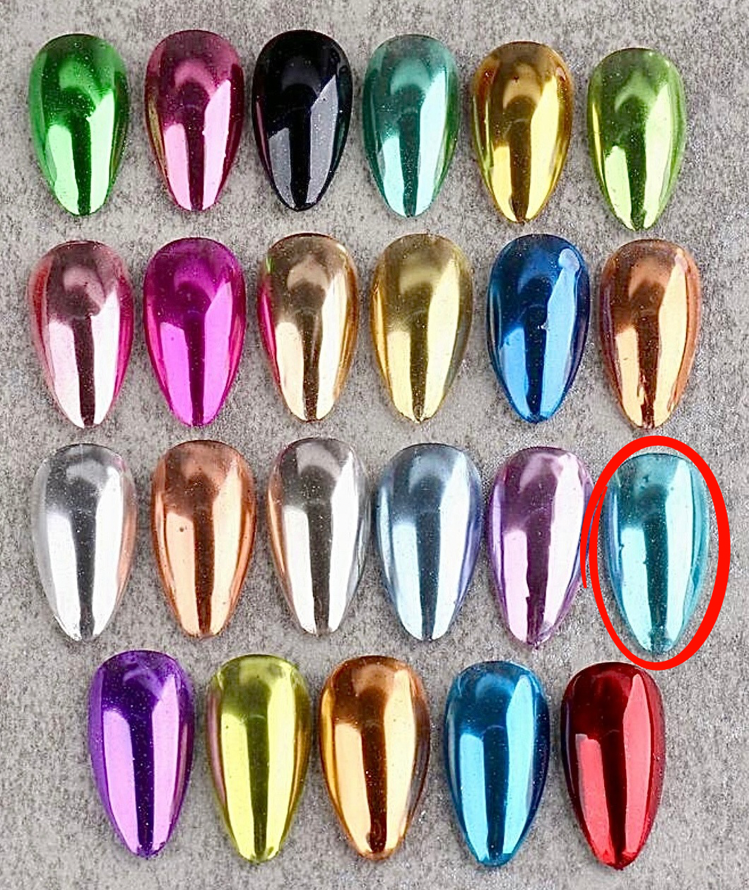 18. Mirroir turquoise