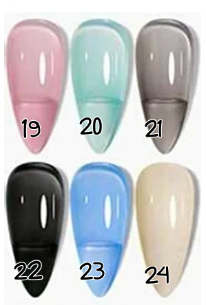 19 à 24. Jelly couleur