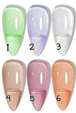 1 à 6. Jelly couleur