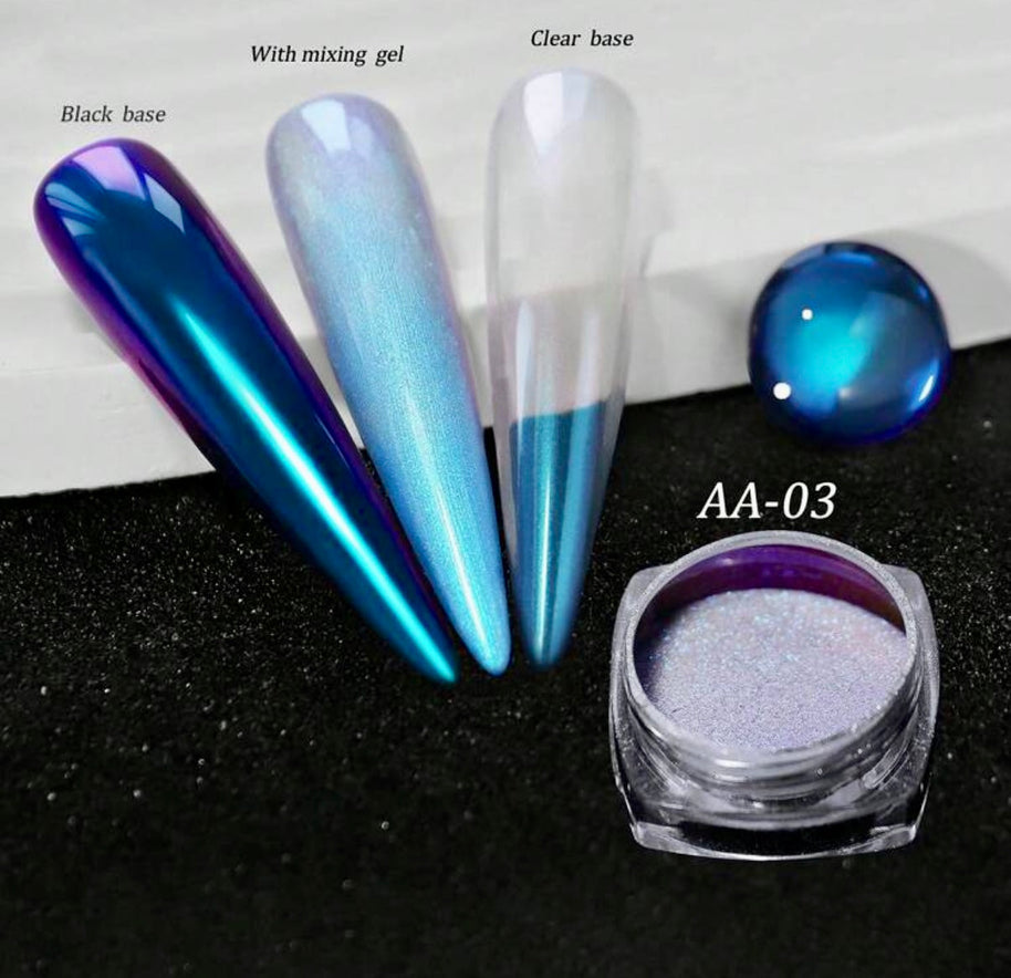 3. Chrome bleu