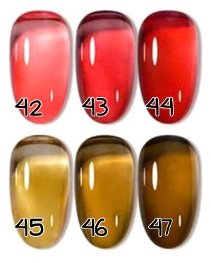 42 à 47. Jelly couleur