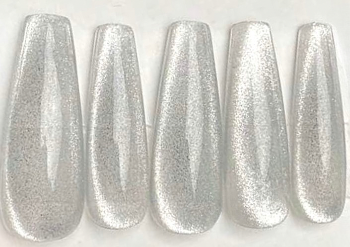 56. Cat eyes blanc argent