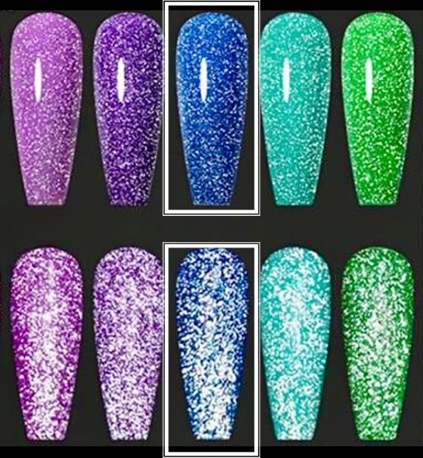 8. Flashy bleu