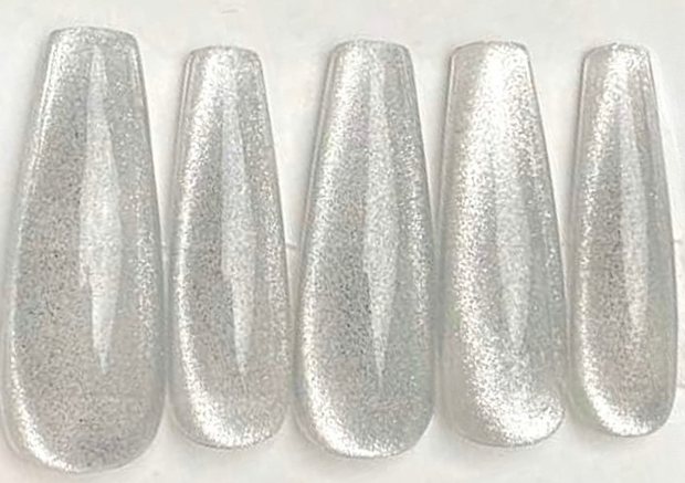 1. Cat eyes blanc argent