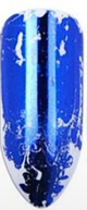 10. feuille d'or bleu foncé