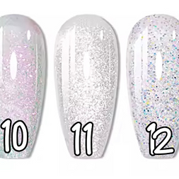 10 à 12. Glitter glossy