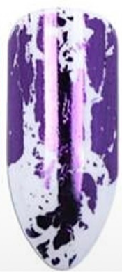 11. feuille d'or violet