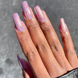 16. Holo rose clair
