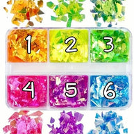 1 à 6. Aurora néon