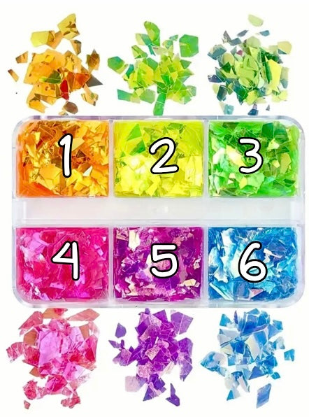 1 à 6. Aurora néon