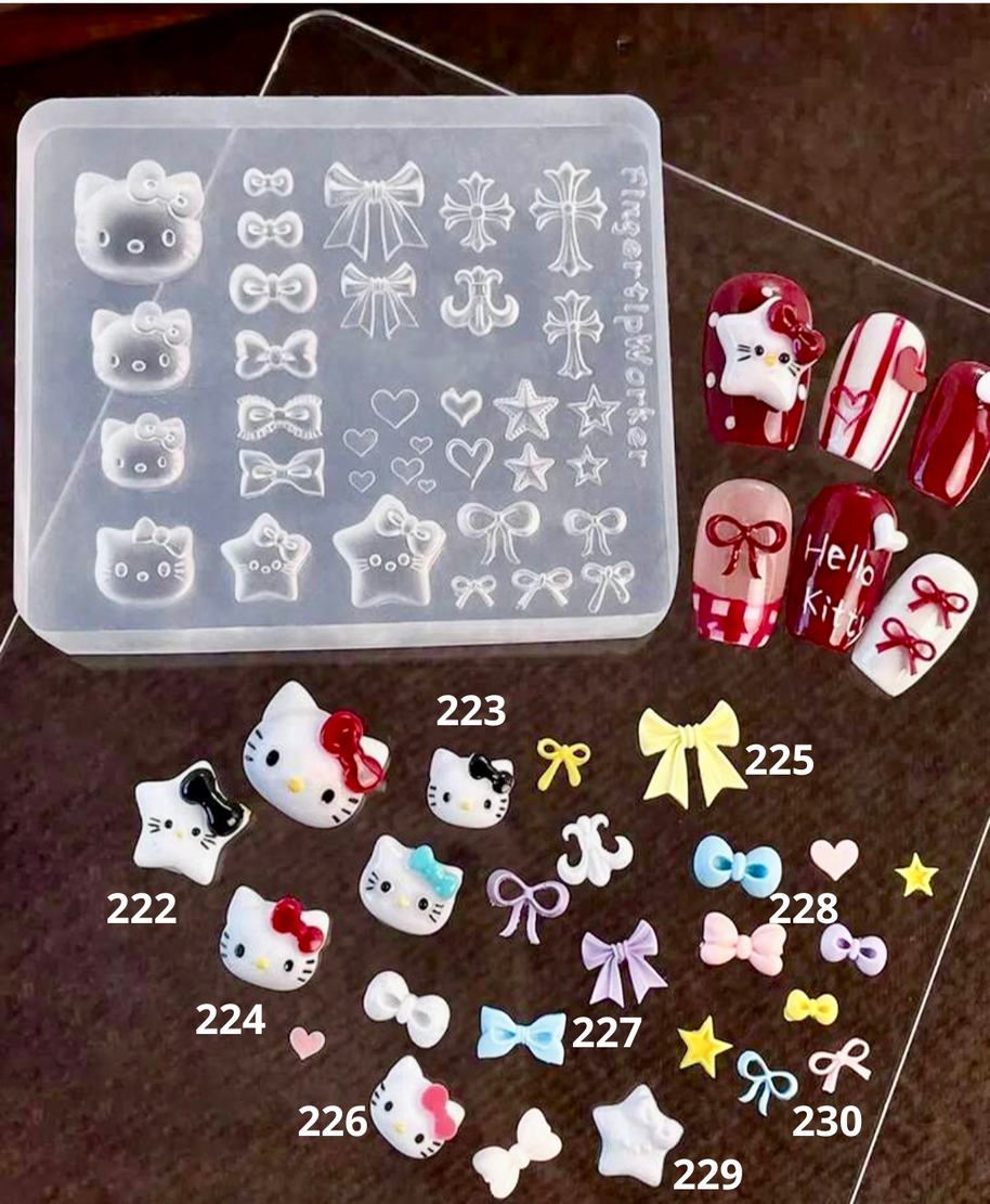 222 à 230. Moule hello kitty