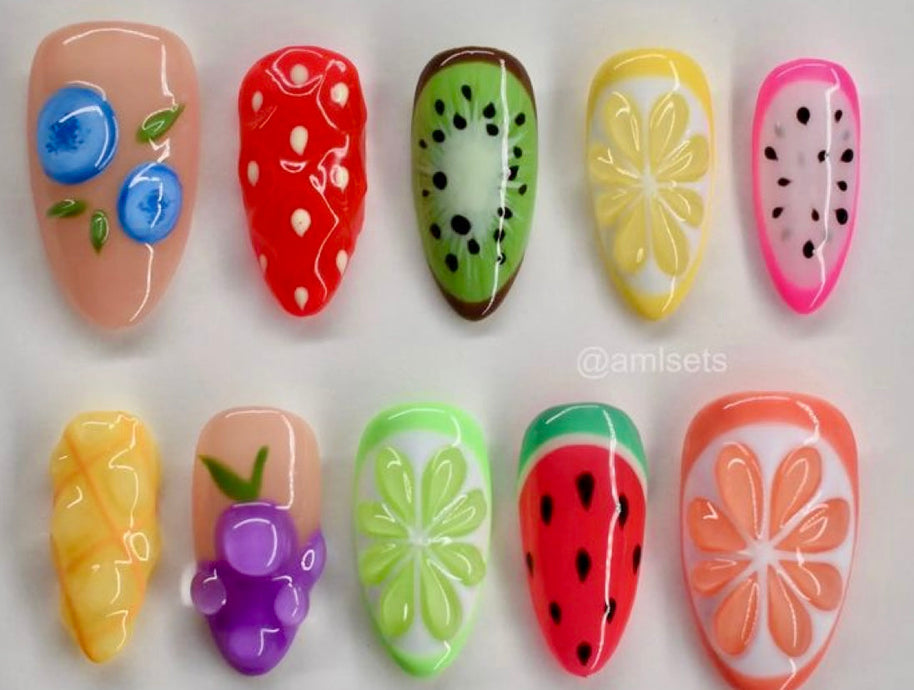 288 à 297. Fruits 3D