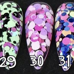 29 à 31. Glitter confettis