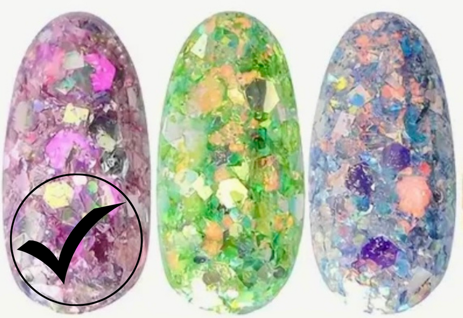 31. Glitter fkaes multi-reflets