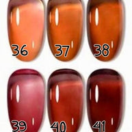 36 à 41. Jelly couleur