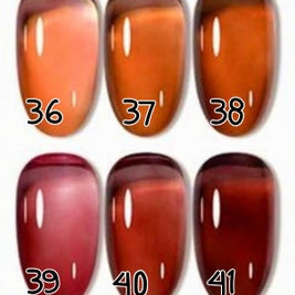 36 à 41. Jelly couleur