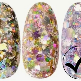 39. Glitter flakes multi-reflets