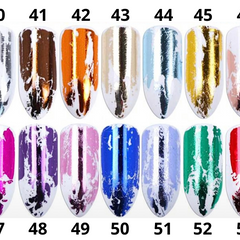 40 à 53. Foil couleurs