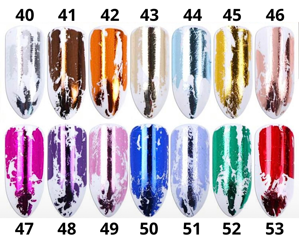 40 à 53. Foil couleurs
