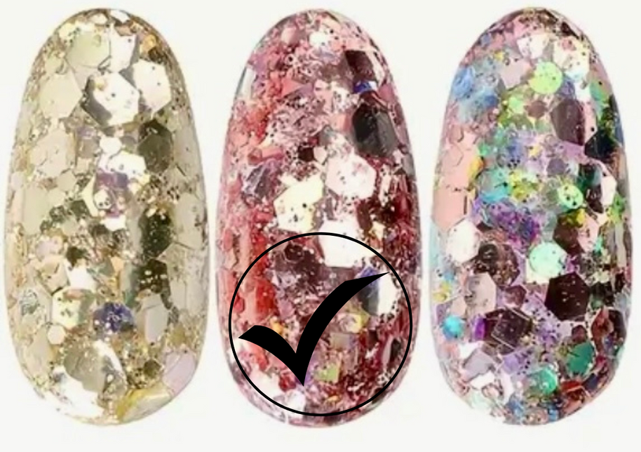 41. Glitter flakes multi-reflets