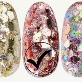 41. Glitter flakes multi-reflets