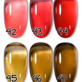 42 à 47. Jelly couleur