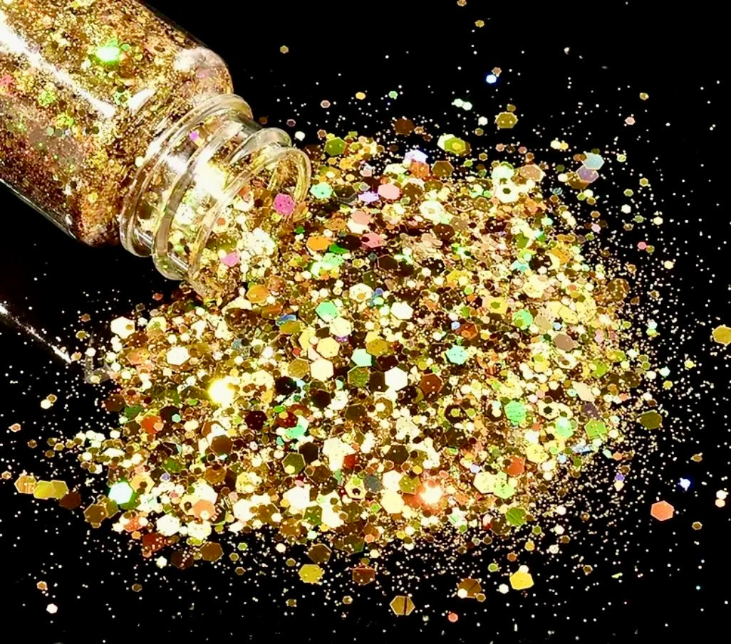 43. Glitter flakes multi-reflets