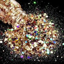 44. Glitter flakes multi-reflets