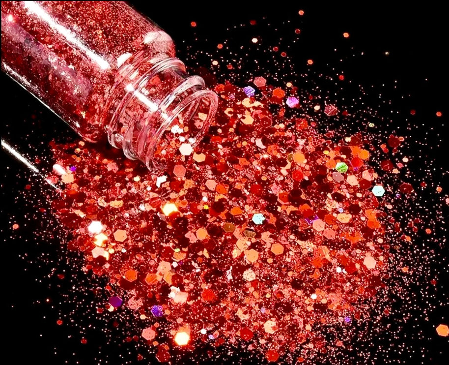 45. Glitter flakes multi-reflets