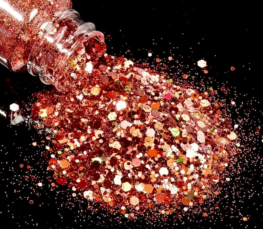 46. Glitter flakes multi-reflets