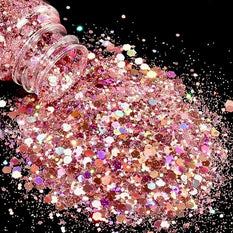 47. Glitter flakes multi-reflets