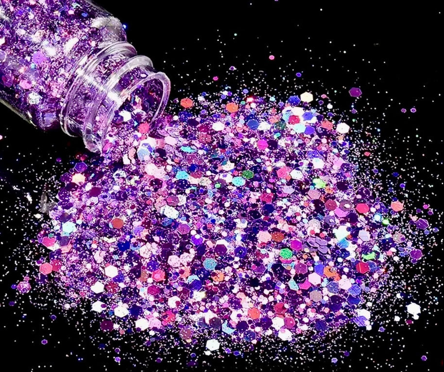 49. Glitter flakes multi-reflets