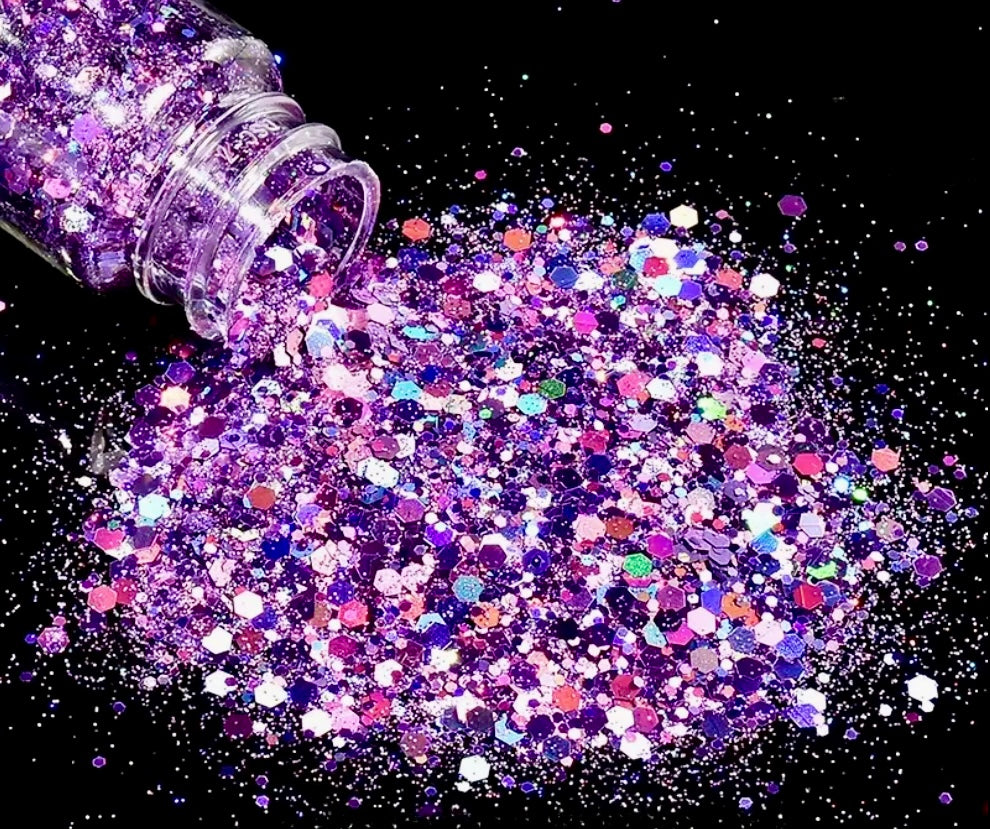 49. Glitter flakes multi-reflets