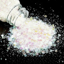 50.  Glitter flakes multi-reflets