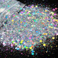53. Glitter flakes multi-reflets