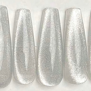 56. Cat eyes blanc argent