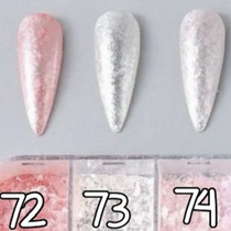 72 à 74. Glitter flakes givrés