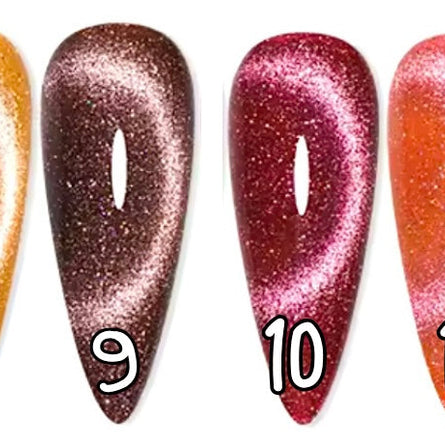 7 à 12. Cat eyes couleur