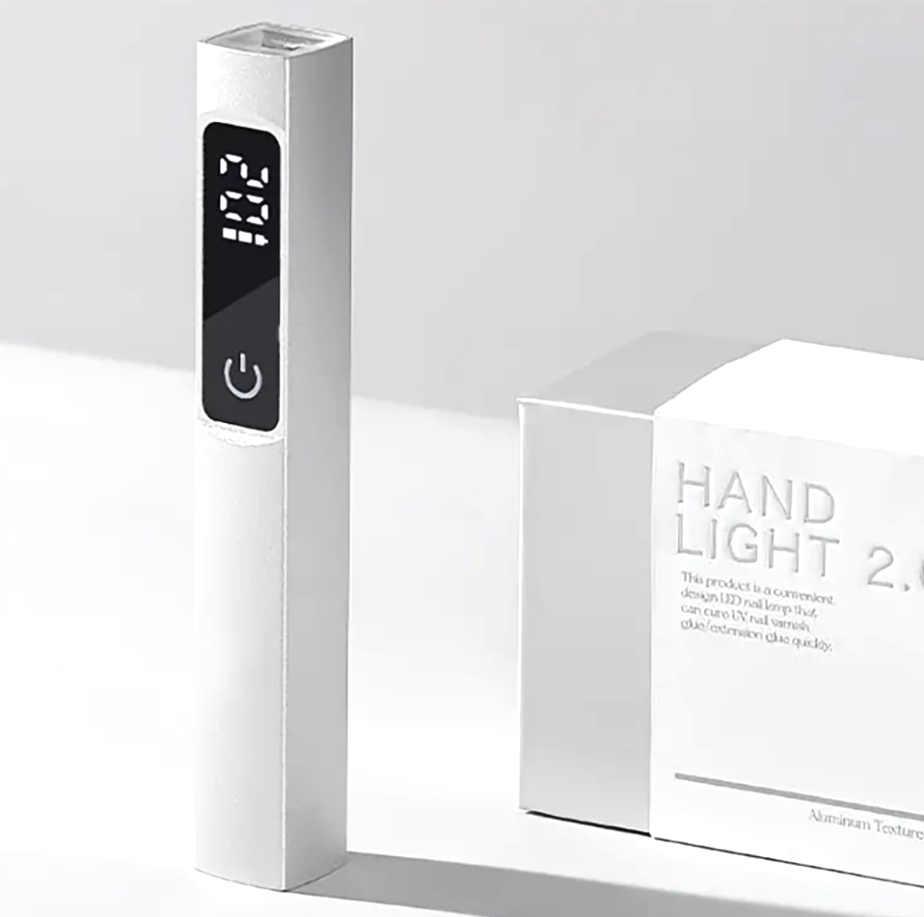 Mini lampe UV/LED Argent