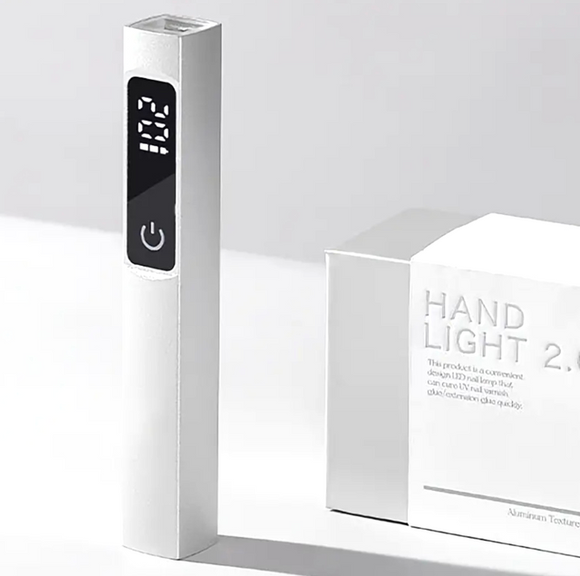 Mini lampe UV/LED Argent
